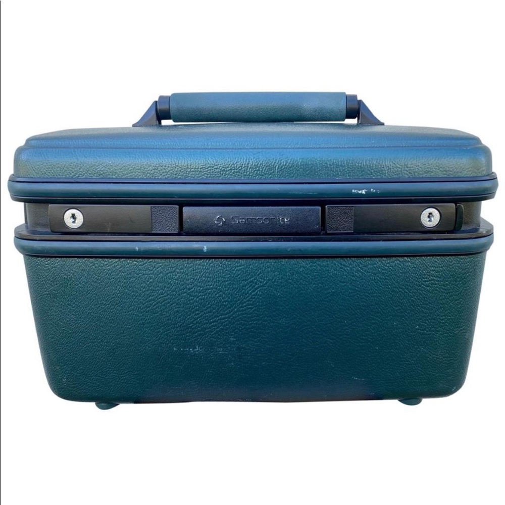 Vintage Samsonite Silhouette Train Case, Green ‘93